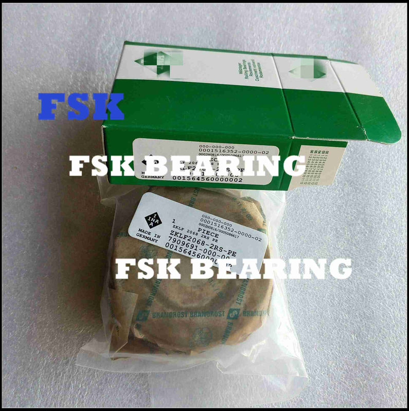 Double Direction ZKLF2068-2RS-PE Angular Contact Bearings Screw Support Roller Bearing